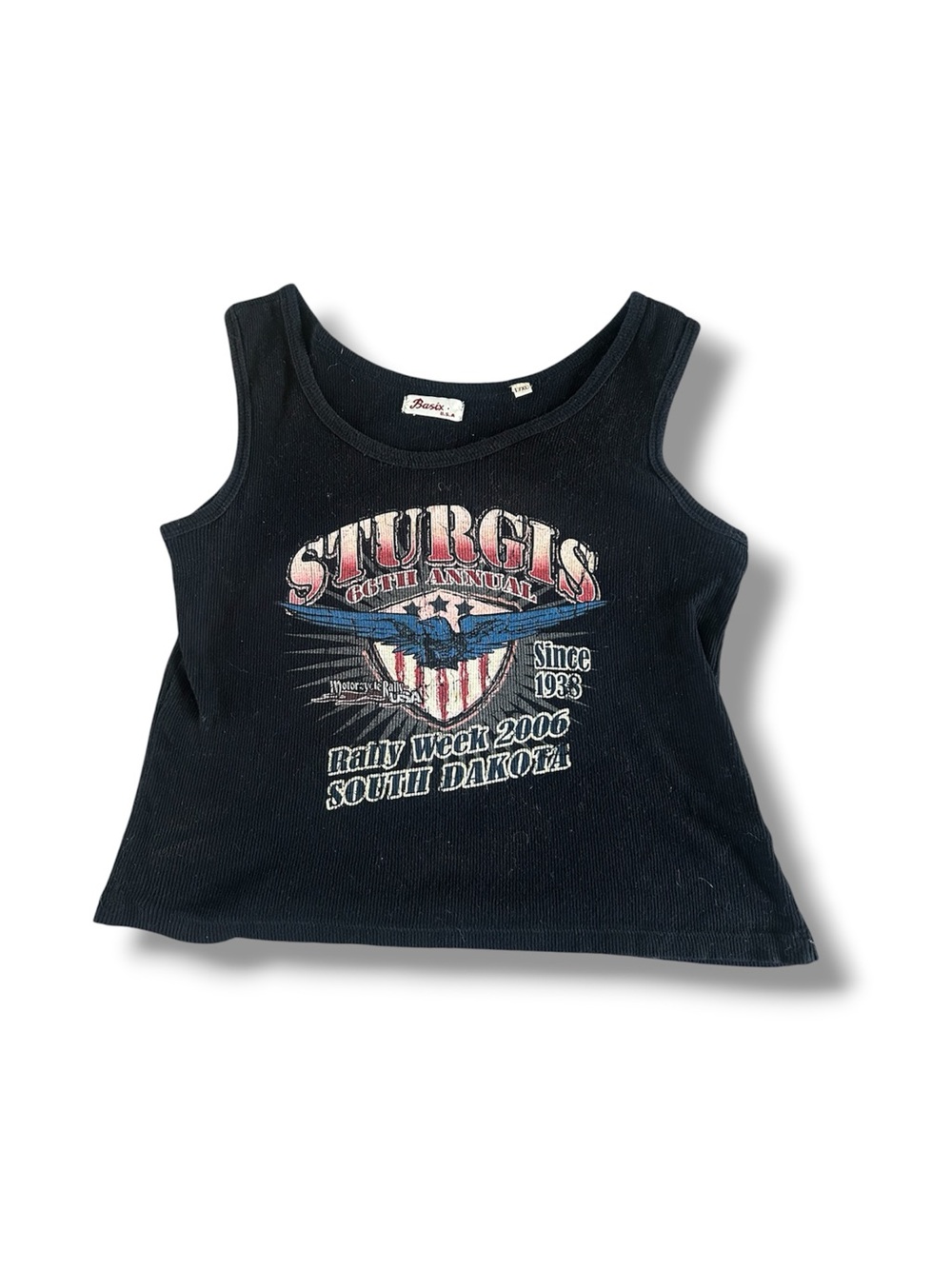 [Basix] VTG Y2K Sturgis Motorcycle Rally Tank